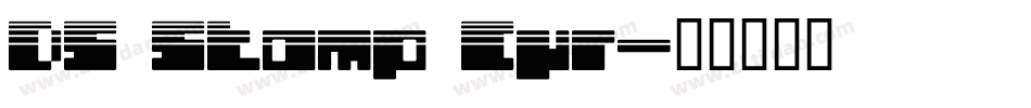 DS Stamp Cyr字体转换